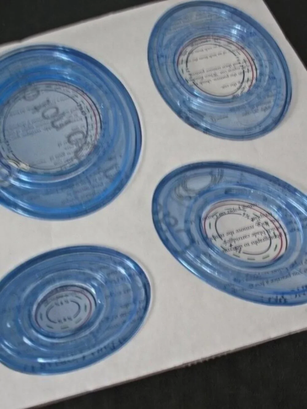 Creative Memories Custom Cutting, mat blades, Ovals, Circles, Lightly Used